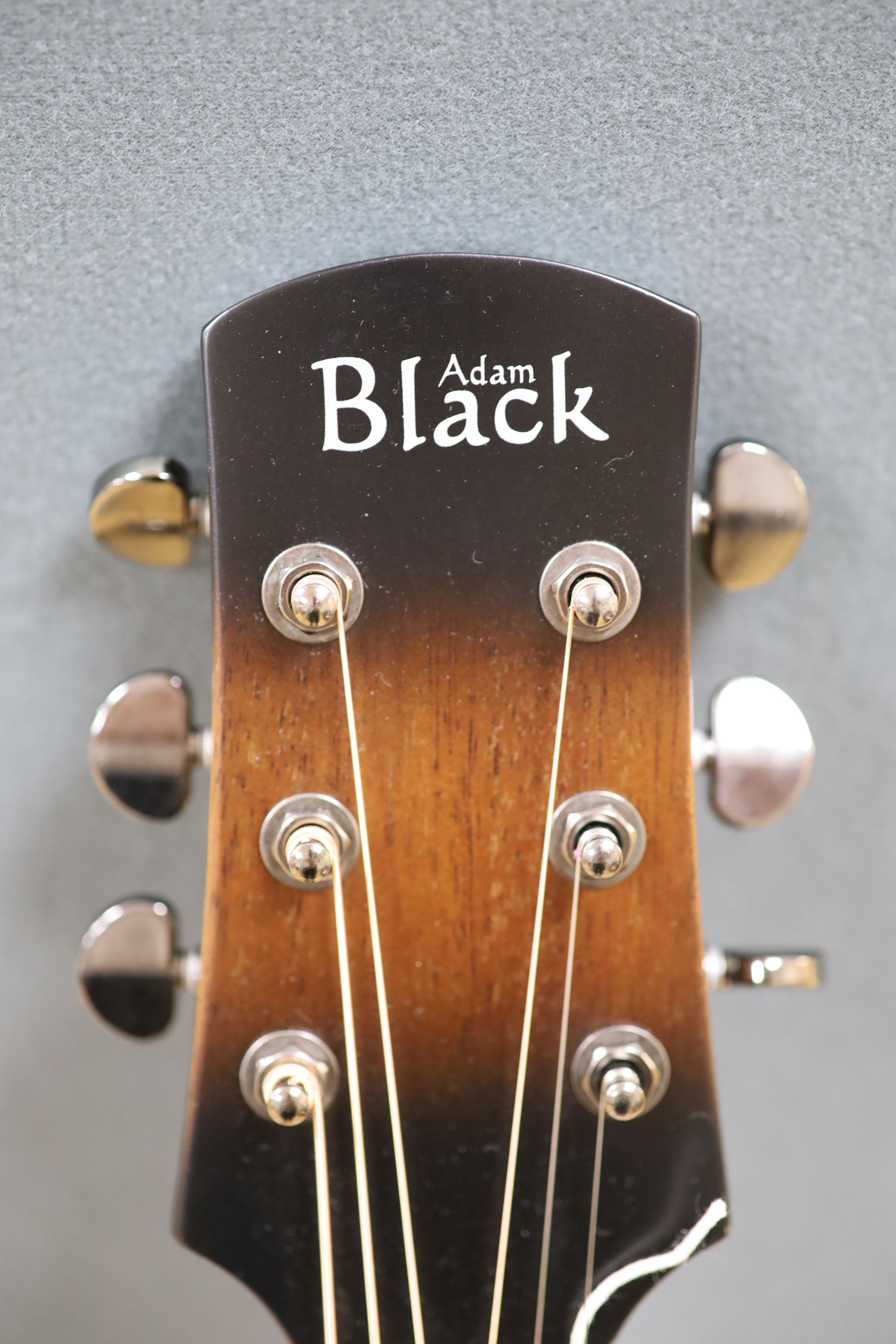 An Adam Black acoustic guitar